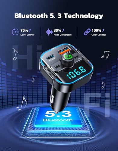 Bluetooth 5.3 Car Adapter