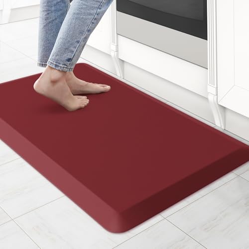 0.8" Thick Kitchen Mat Cushioned Anti Fatigue Rug Comfort Floor Mats