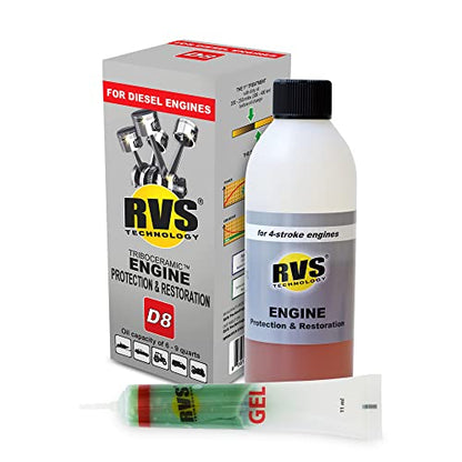 D8 engine oil treatment