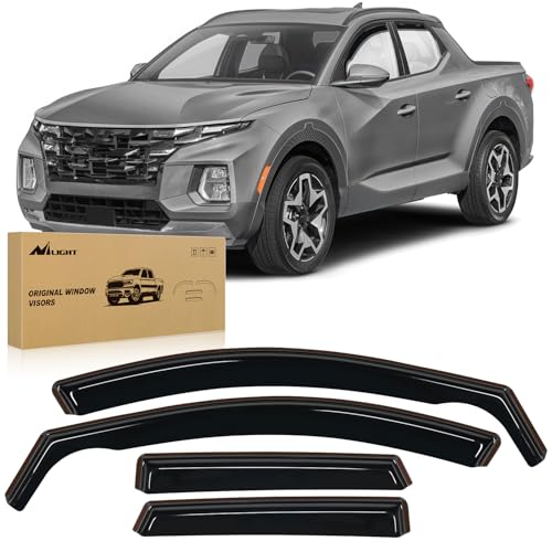 in Channel Window Visors for Hyundai Santa Cruz 2022 (4 Count)