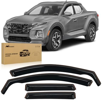 in Channel Window Visors for Hyundai Santa Cruz 2022 (4 Count)