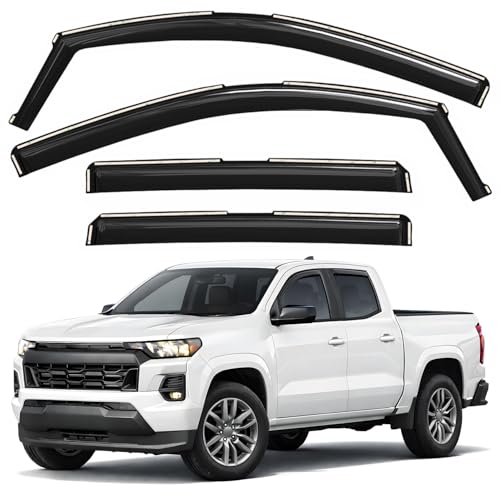 Window Deflectors Smoke Tinted in (4 Count)