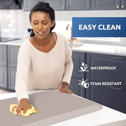 Kitchen Mat Cushioned Anti Fatigue Kitchen Rug 0.8inch Waterproof Non Slip Kitchen Rugs and Mats Standing Desk Mat Comfort Floor Mats for Kitchen Sink Office
