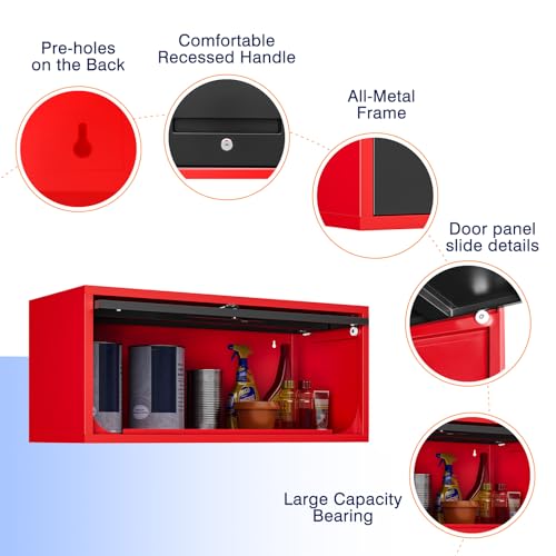 Metal Wall Cabinet with Doors