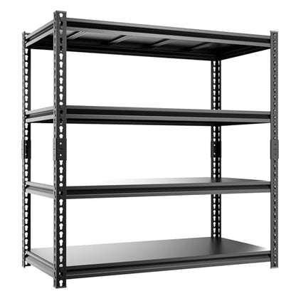 4 Tier 40" W X 20" D X 60" H Storage Shelves 2200LBS Garage Shelving Metal Storage Shelf Adjustable Metal Racks with Shelves Heavy Duty Shelving Units and Storage Utility Shelf (4 Count)