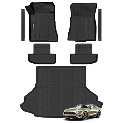 All Weather TPE Floor Mat Set for 2025 2026 Ford Mustang