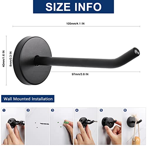 Coat Hooks Wall Mount Hooks for Hanging Hat Hurse Robe