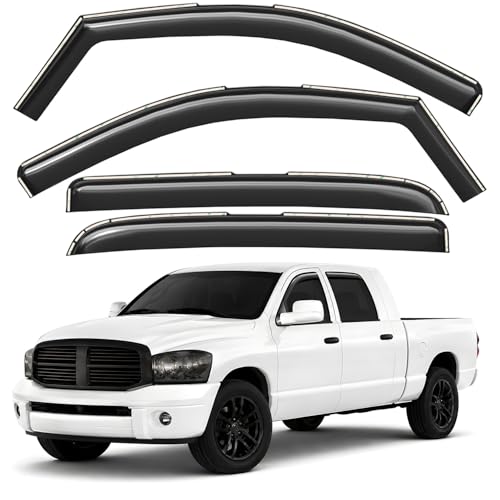 Window Deflectors Smoke Tinted in (4 Count)