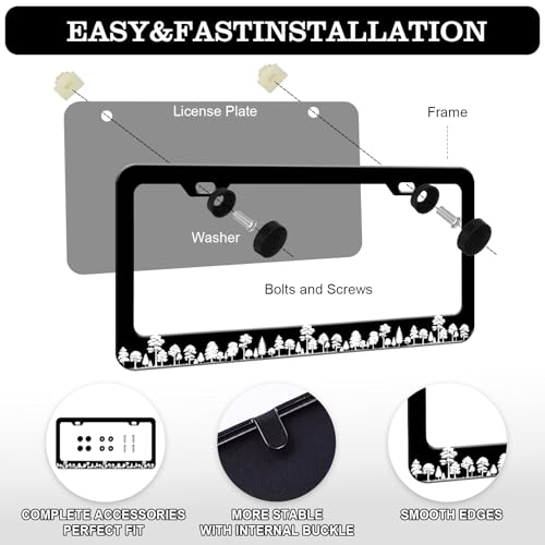 Forest License Plate Frames