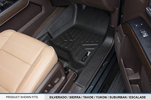 Custom Floor Mats 2 Row Liner Set Compatible with 2015