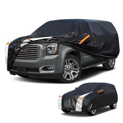 Large SUV Car Cover for GMC Yukon 100% Waterproof All Weather