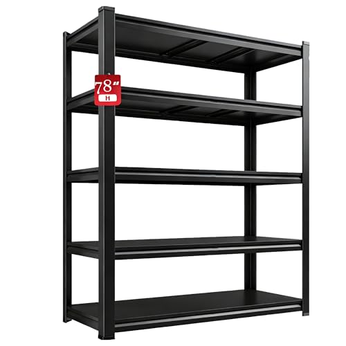 78"H Garage Shelving Heavy Duty Rack