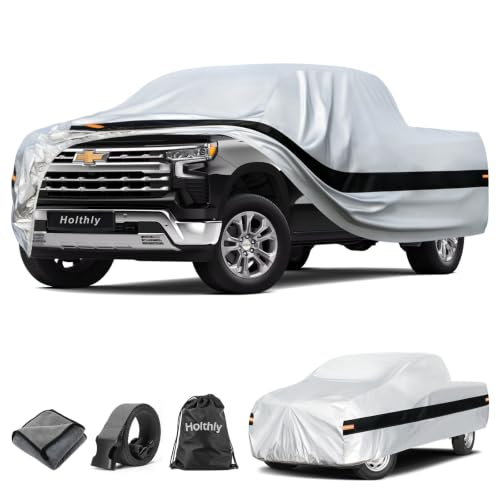10 Layers Truck Cover Waterproof All Weather Custom Fit Chevrolet Silverado 1500