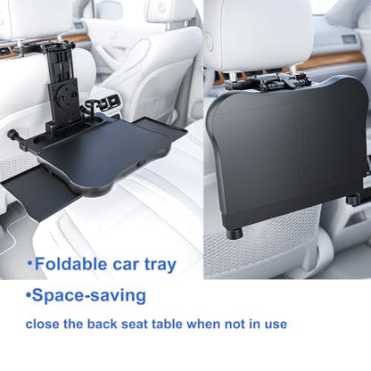 Car Back Seat Tray with Extendable Table