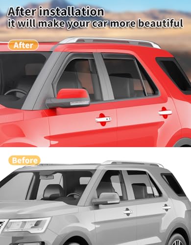 in Channel Window Visors Rain Guards for Ford Explorer 2011 (4 Count)