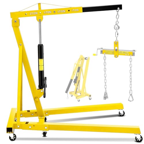 2 Ton Hydraulic Engine Hoist with Lever Stabilizer