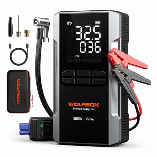 MV16A 3000A Jump Starter with Air Compressor