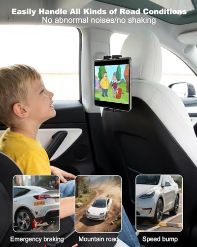 Model Y Model 3 Back Seat Tablet Mount for Tesla iPad Mount