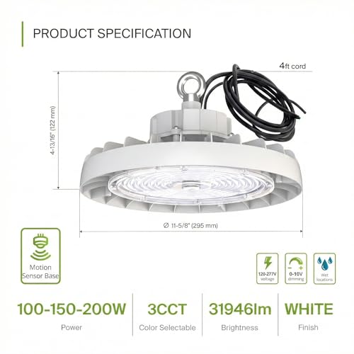 200W LED High Bay UFO Lighting