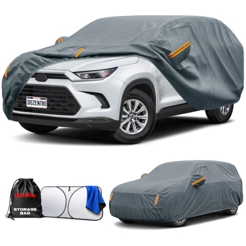 Waterproof Heavy Duty Car Cover Custom Fit Toyota Grand Highlander