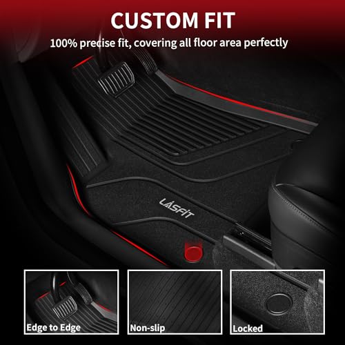 Premium Extra Thick Floor Mats for Tesla Model S & Plaid 2021