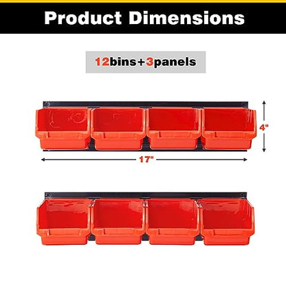 Wall Mounted Storage Bins