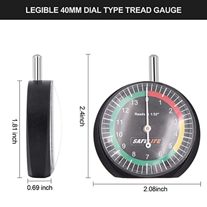 Tire Tread Depth Gauge (10 Count)