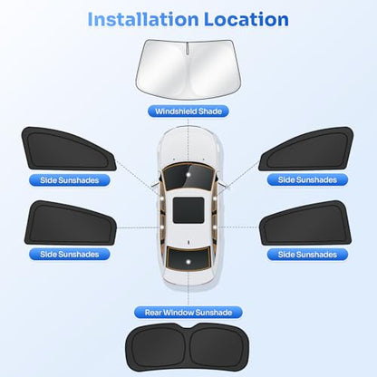 Window Shades for Honda HRV 2016 (6 Count)