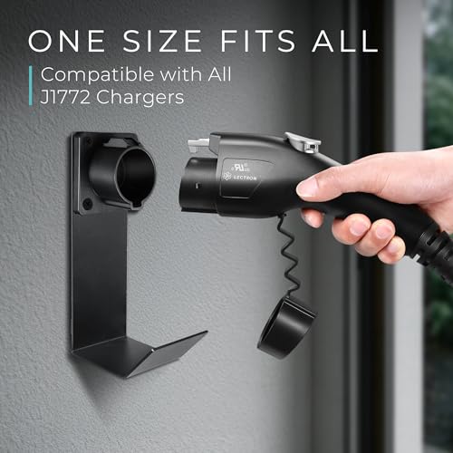 Electric Vehicle Charger Nozzle Holster Dock & J