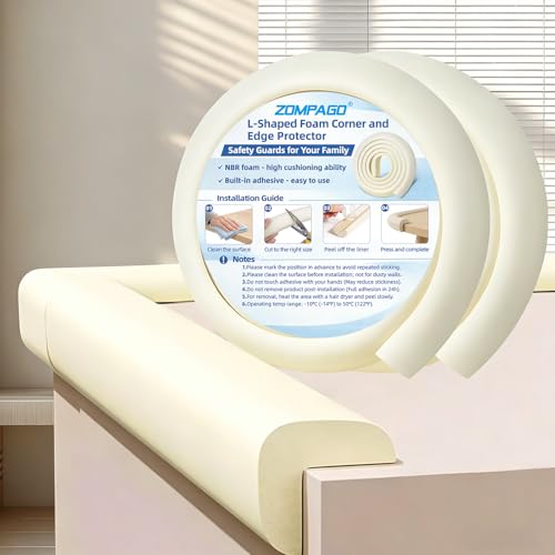 Foam Baby Edge Protector Strip Furniture Safety 2 Roll (2 Count)