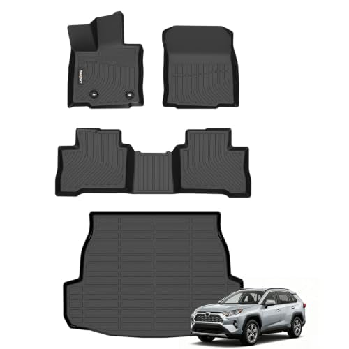 GINNOWY Floor Mats & Cargo Liner for 2026 Toyota RAV4 Hybrid