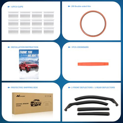 Window Rain Guards for Honda CR