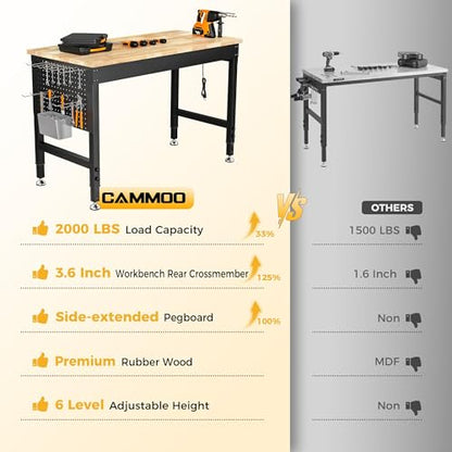 48" Adjustable Workbench