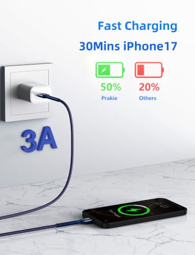 USB to USB C Cable 3A Fast Charging