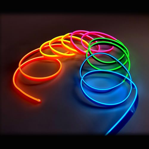 El Wire Mutilcolor Interior Car LED Strip Lights