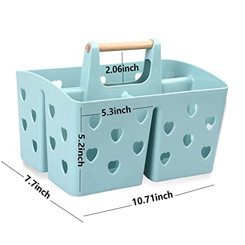Portable Shower Caddy Plastic Shower Basket Organizer with Handle