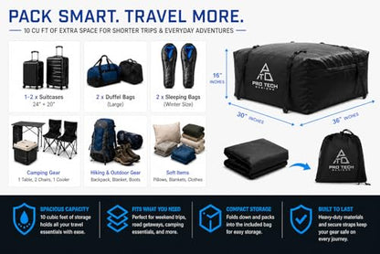Voyager 10 Weatherproof Rooftop Cargo Carrier Bag