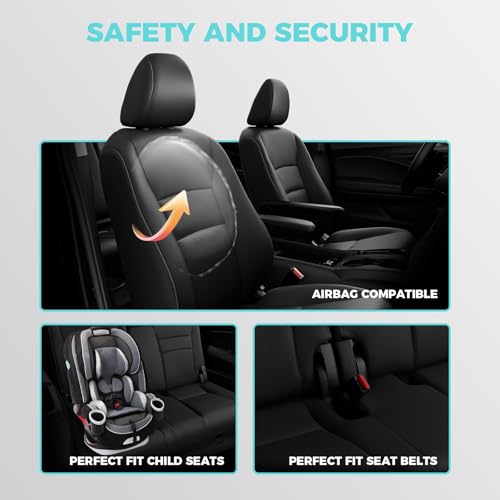 Seat Covers for Honda Pilot 2016 (8 Count)