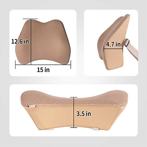 Memory Foam Lumbar Support Pillow for Car