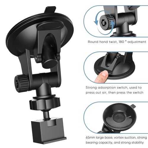 Suitable for Escort IX、IXc、Max 3、Max360C、360MarkII、2020 Max 360 Super Suction Windshield Radar Detector Suction Mount