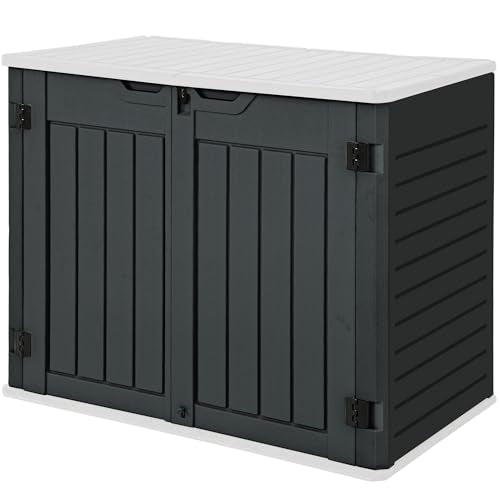 Horizontal Shed with Padlock Latch