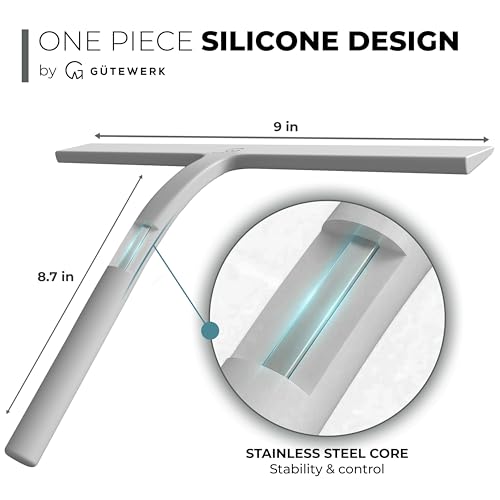 Silicone Shower Squeegee with 3