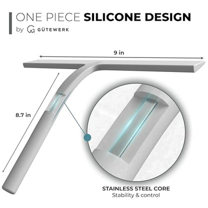 Silicone Shower Squeegee with 3