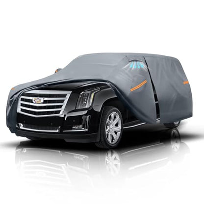 Large SUV Car Cover for Cadillac Escalade 100% Waterproof All Weather