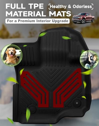 Premium Color TPE Floor Mats for Ford F