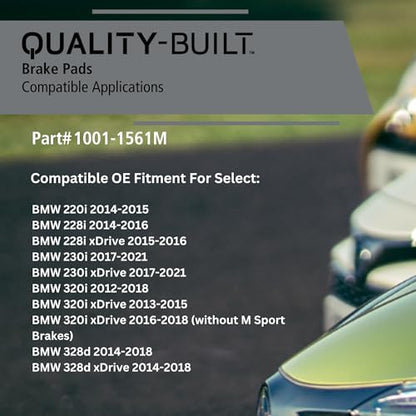 Front Semi Metallic Brake Pads