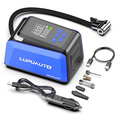 150PSI Portable Tire Inflator 2X Fast Cordless Air Compressor Car Pump