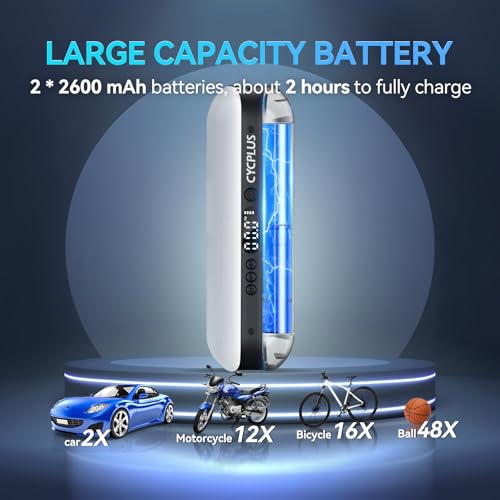 Portable Electric Tire Inflator Bike Pump