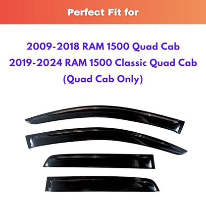 Rain Guards Fit for 2009 (4 Count)