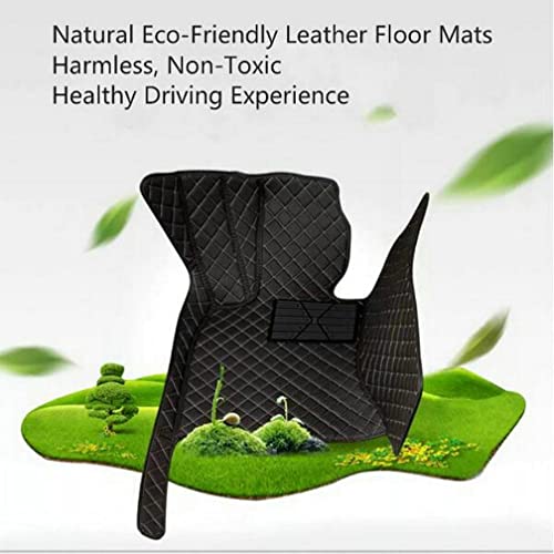 Custom Leather Waterproof Car Floor Mats for 99% Sedan SUV Sports Car Black Beige Men's Women's Vehicle Pads Mat